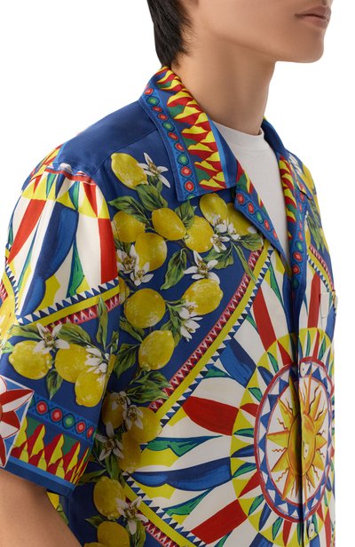 Шелковая рубашка DOLCE & GABBANA, арт. G5JH9T/HI14K, фото 5