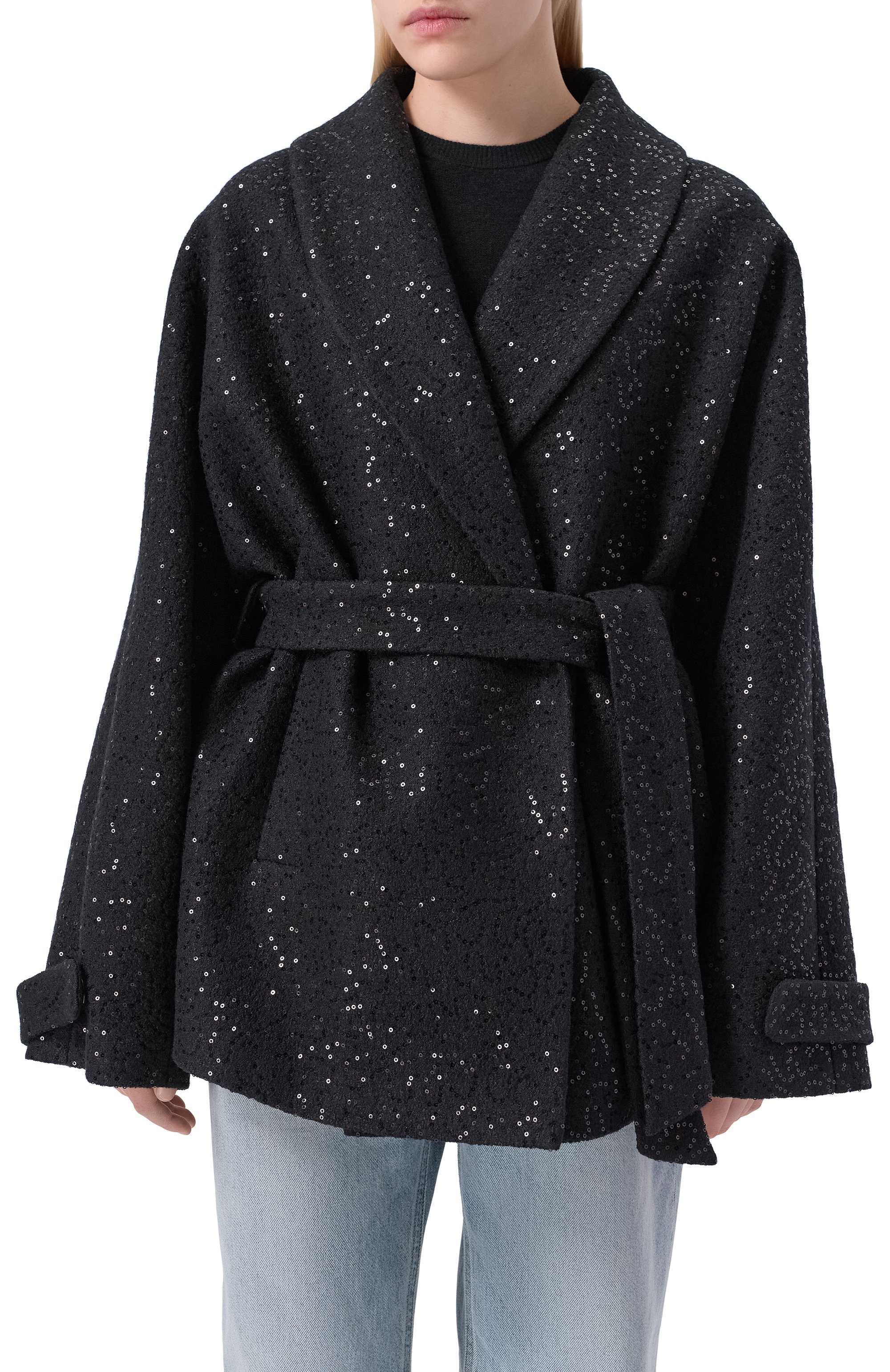 Шерстяное полупальто SEVEN LAB, арт. 225-S-W-00-99-079, фото 3