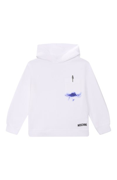 Хлопковое худи MOSCHINO, арт. HUF08X/LCA52/10-14