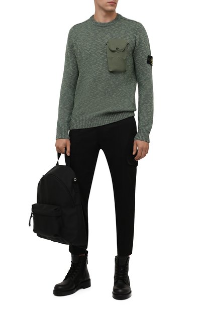 Свитер из шерсти и хлопка STONE ISLAND, арт. 7515532D3, фото 2