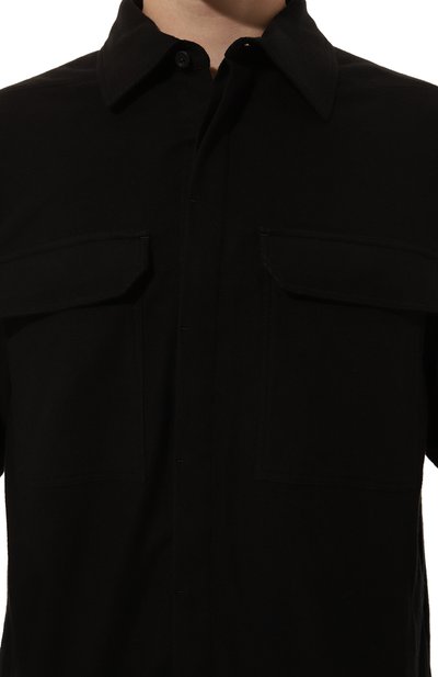 Хлопковая рубашка RICK OWENS, арт. RU02D6291/FL, фото 5