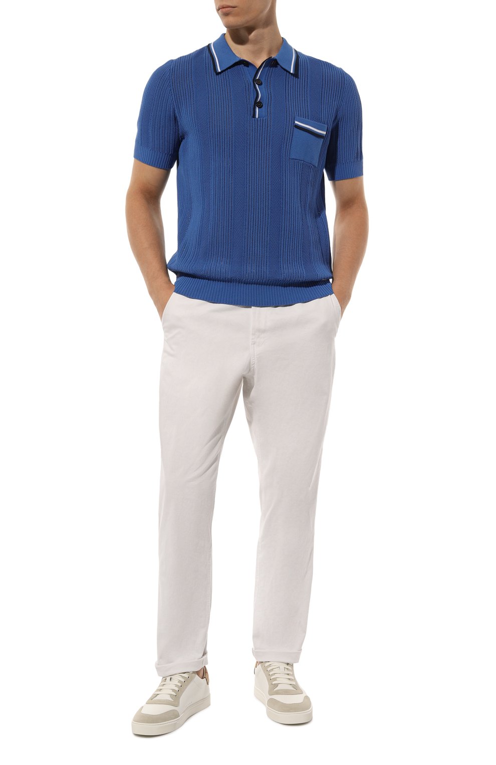 Кожаные кеды robin BURBERRY, арт. 8066468, фото 2