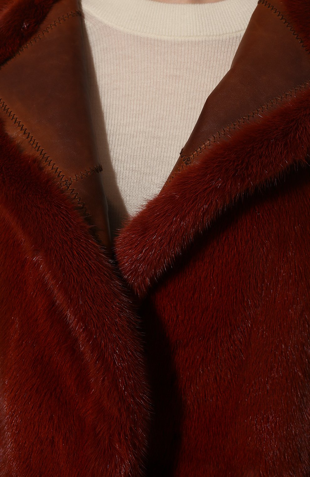 Двусторонняя шуба из меха норки TOM FORD, арт. CSF564/FUX018, фото 5