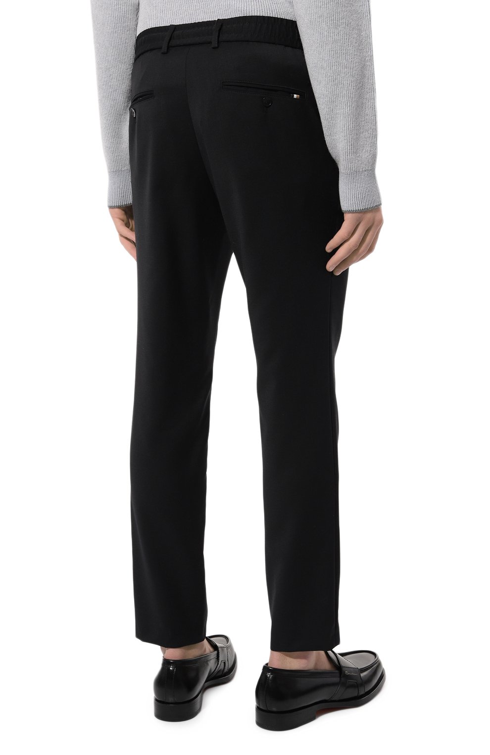 Шерстяные брюки BOSS, арт. 50524574, фото 4