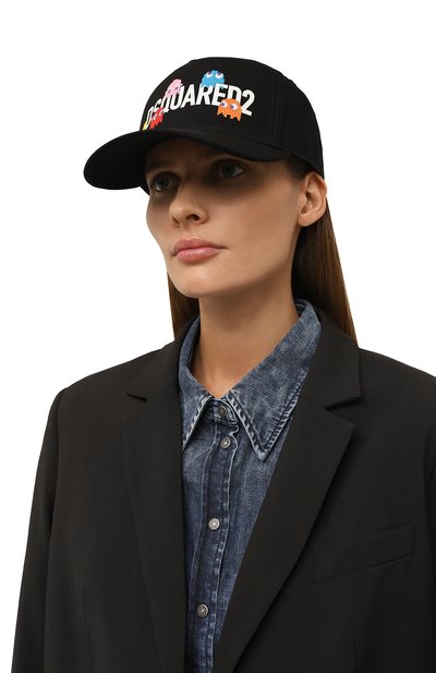 Хлопковая бейсболка DSQUARED2, арт. BCW0750/05C00001, фото 2