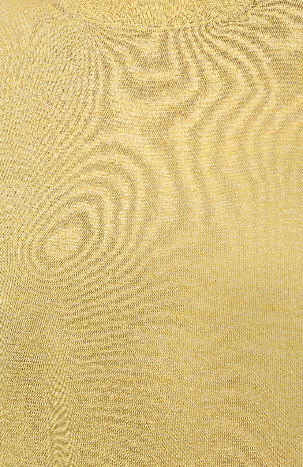 Футболка из вискозы AND THE BRAND желтого цвета по цене 18200 руб., арт. S22-TS003-1603-801, фото 5 Футболка из вискозы AND THE BRAND, арт. S22-TS003-1603-801, фото 5
