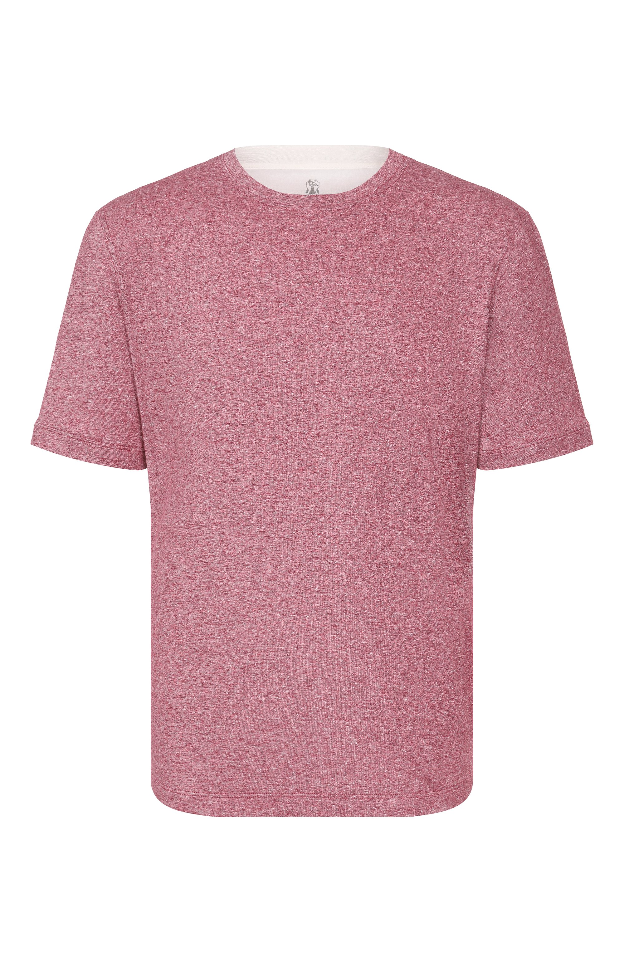 Футболка из хлопка и льна BRUNELLO CUCINELLI, арт. MW8357427, фото 1