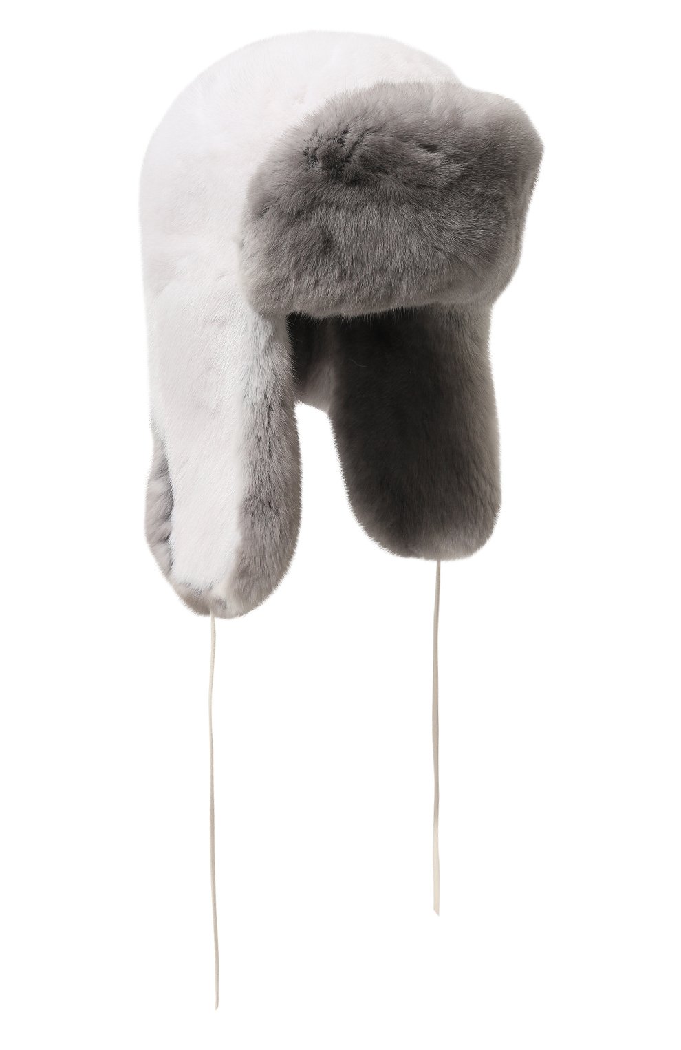 Шапка-ушанка сандра из меха норки и шиншиллы FURLAND, арт. 0139616410004600000, фото 1
