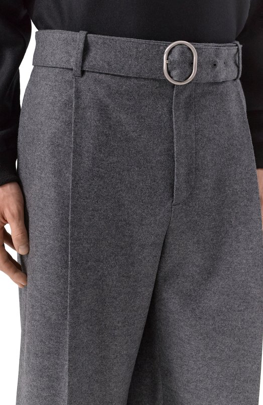 Шерстяные брюки Jil Sander J61KA0040-J40045 Серый  J61KA0040-J40045 Фото 5