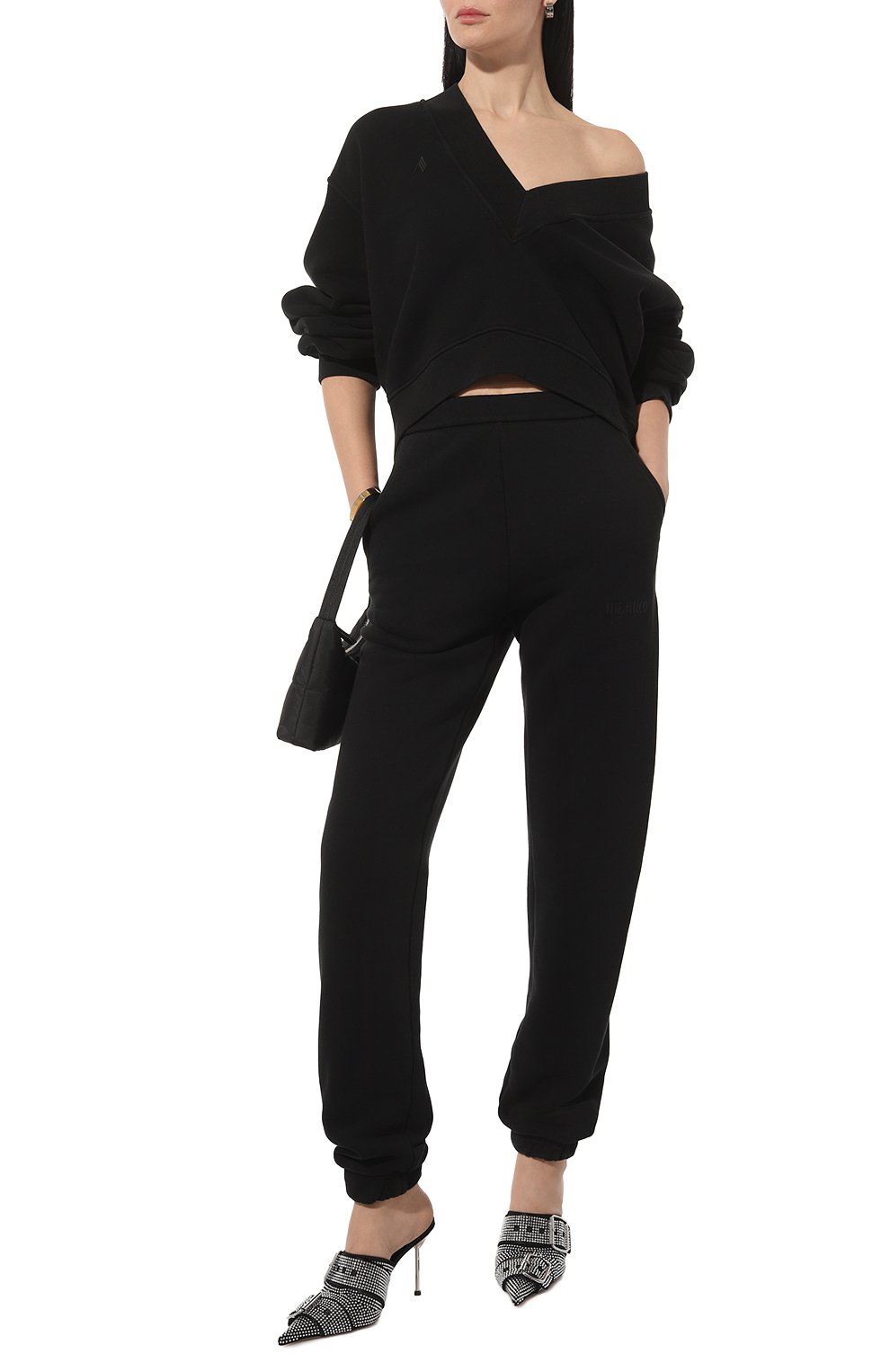 Хлопковый пуловер THE ATTICO, арт. 241WCF10/JF04, фото 2