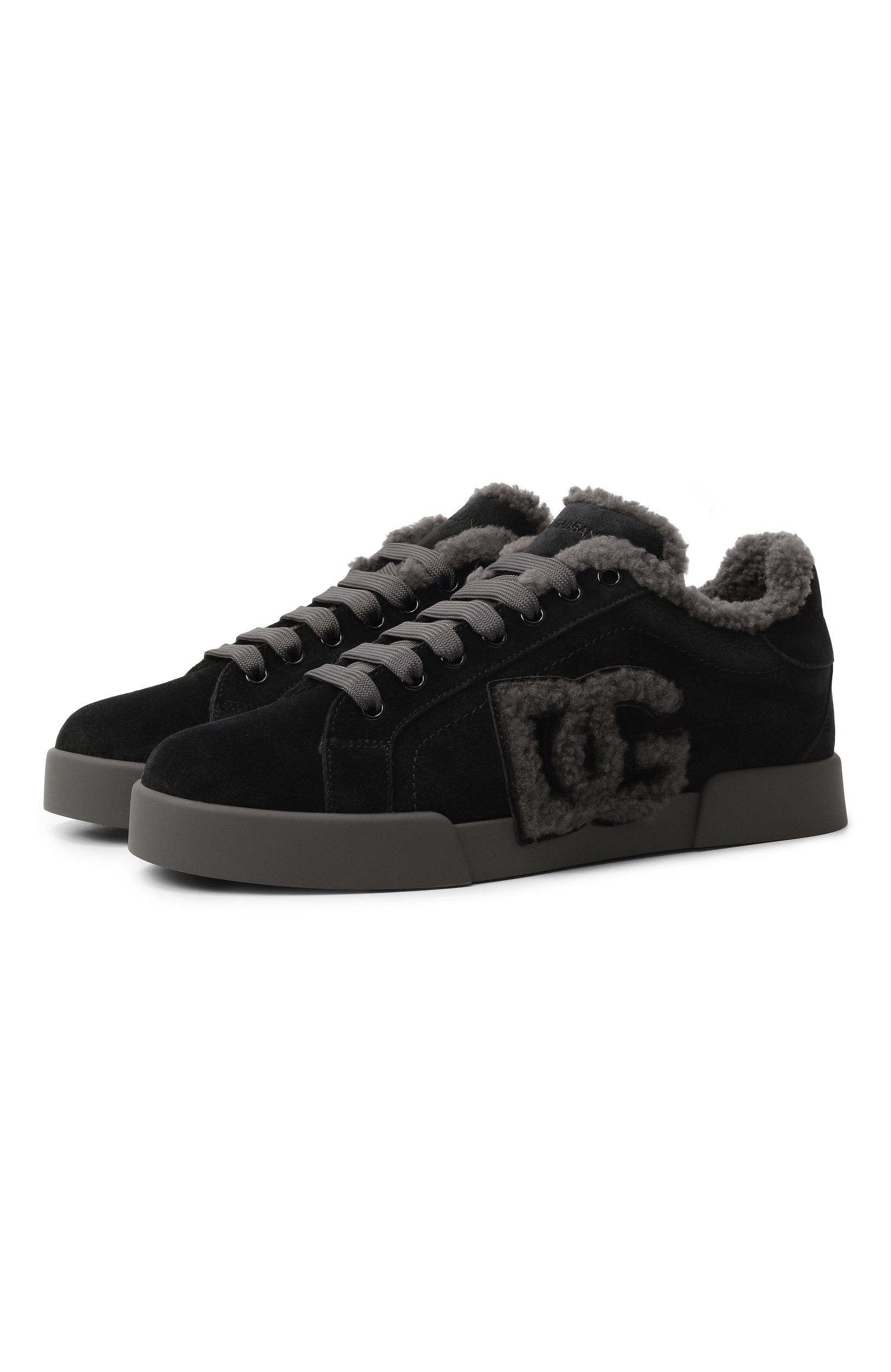 Замшевые кеды portofino light DOLCE & GABBANA, арт. CK2374/AJ222, фото 1