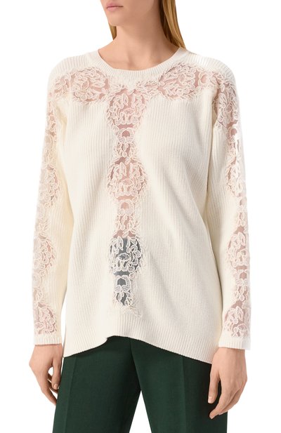 Хлопковый свитер ELIE SAAB, арт. T0154, фото 3