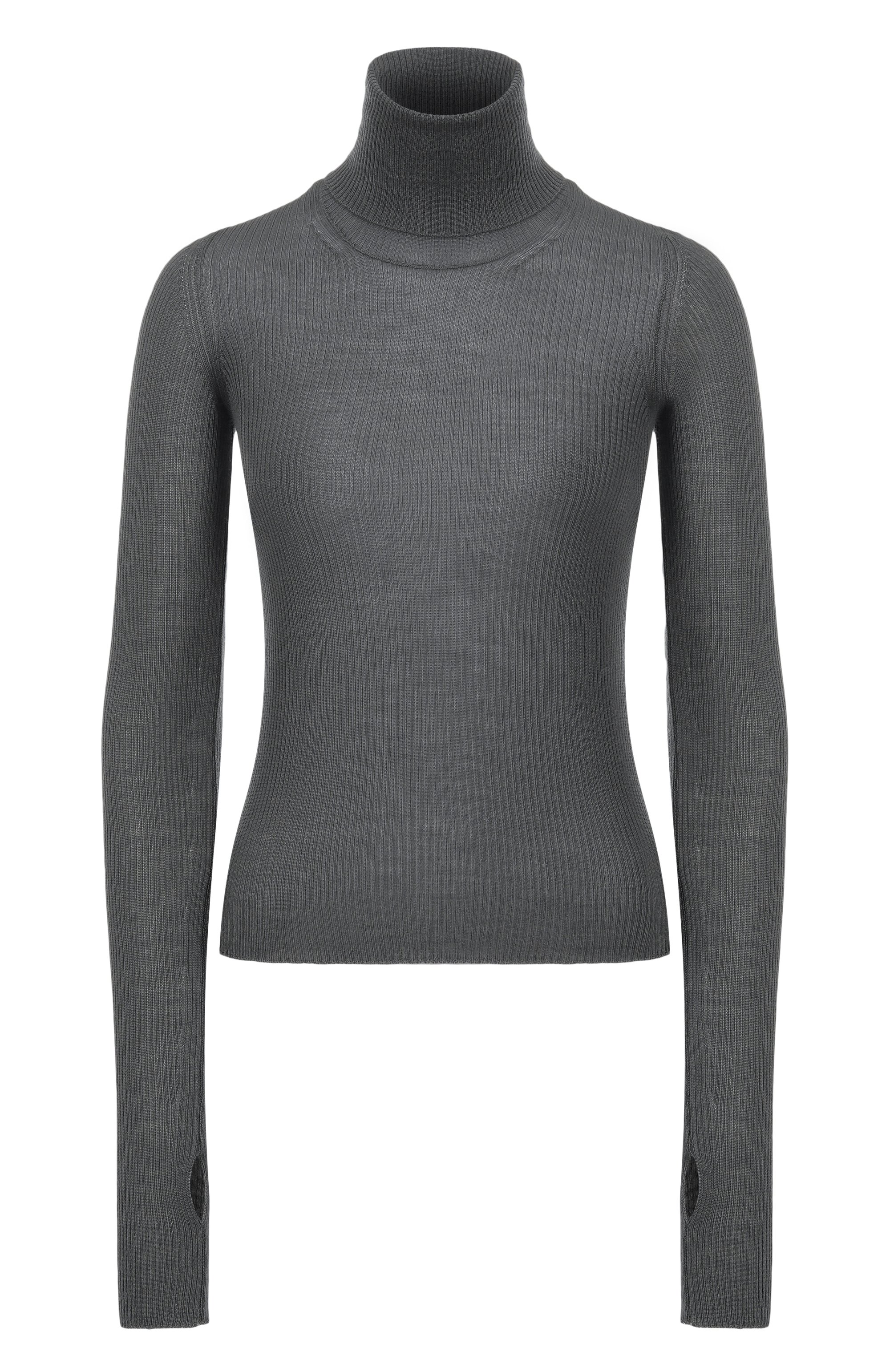 Водолазка из кашемира и шелка ISABEL BENENATO серого цвета по цене 75300 руб., арт. DK106F25, фото 1 Водолазка из кашемира и шелка ISABEL BENENATO, арт. DK106F25, фото 1