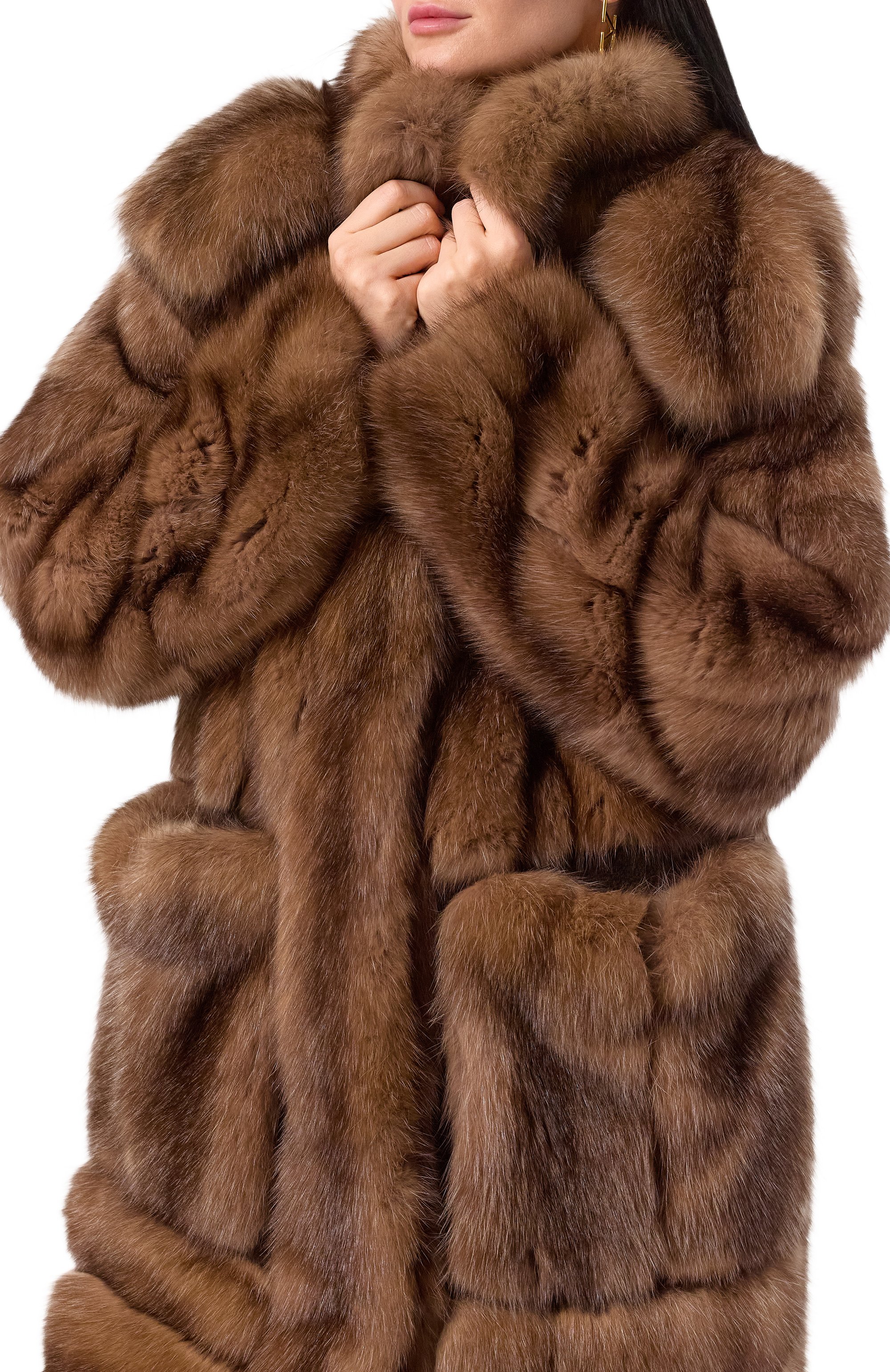 Шуба из меха соболя EMIL SHABAEV, арт. 0067, фото 5