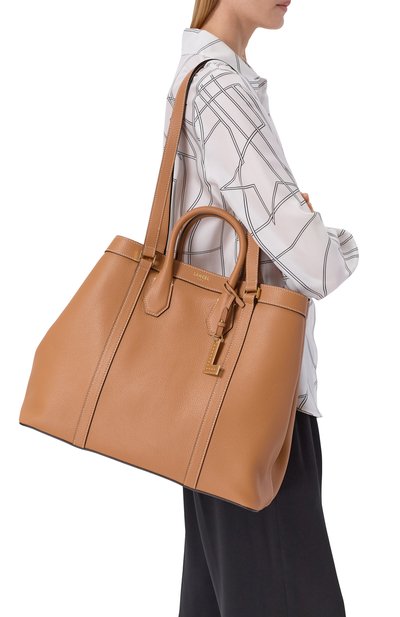 Сумка-тоут belleville LANCEL светло-коричневого цвета по цене 78650 руб., арт. A13738, фото 2 Сумка-тоут belleville LANCEL, арт. A13738, фото 2