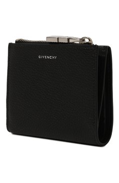 Мужской кожаное портмоне GIVENCHY черного цвета, арт. BK60BX/K18A | Фото 2 (Нос: Не проставлено; Материал: Натуральная кожа)