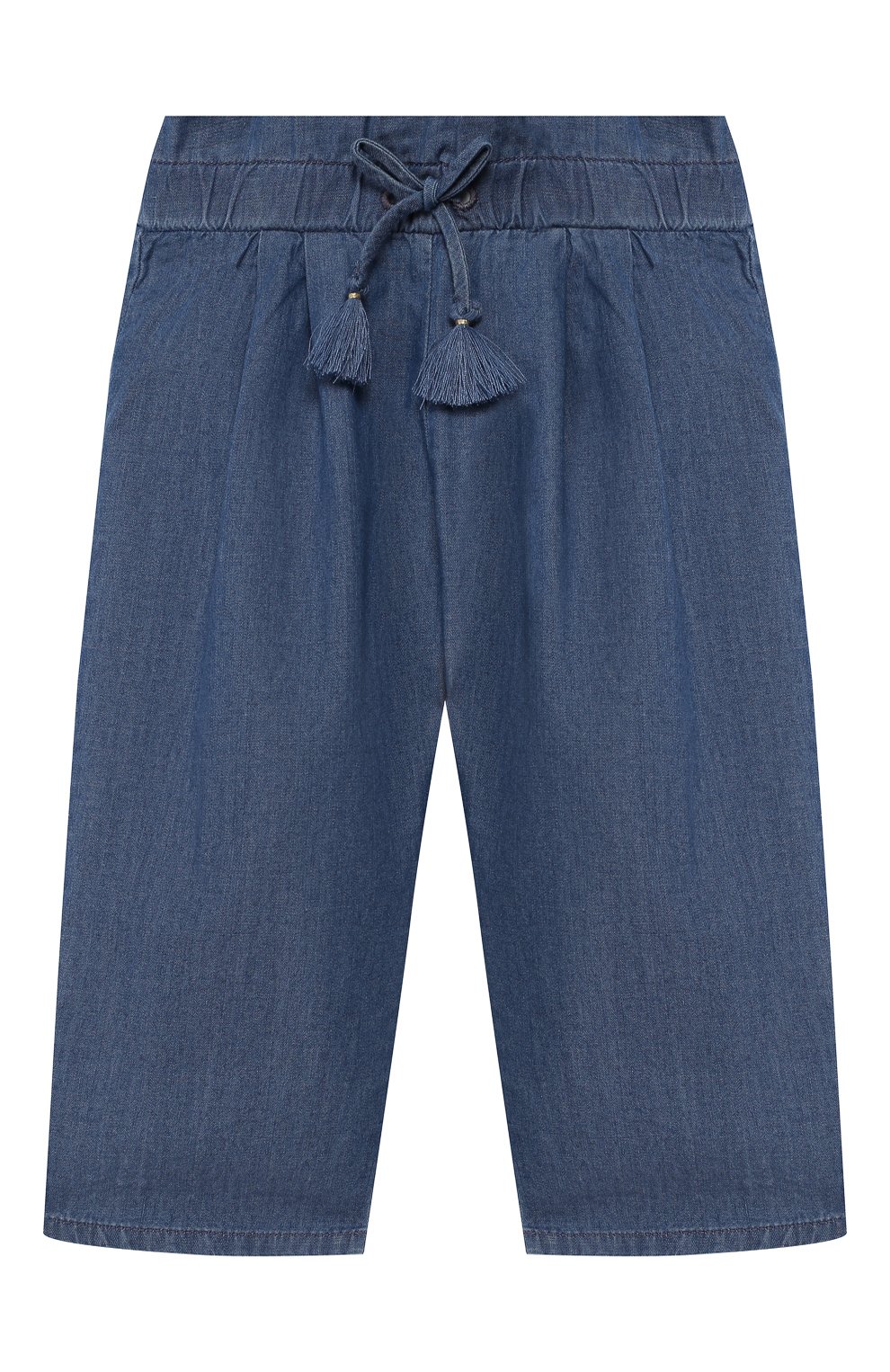 Брюки CHLOÉ голубого цвета по цене 9300 руб., арт. C04157, фото 1 Брюки CHLOÉ, арт. C04157, фото 1