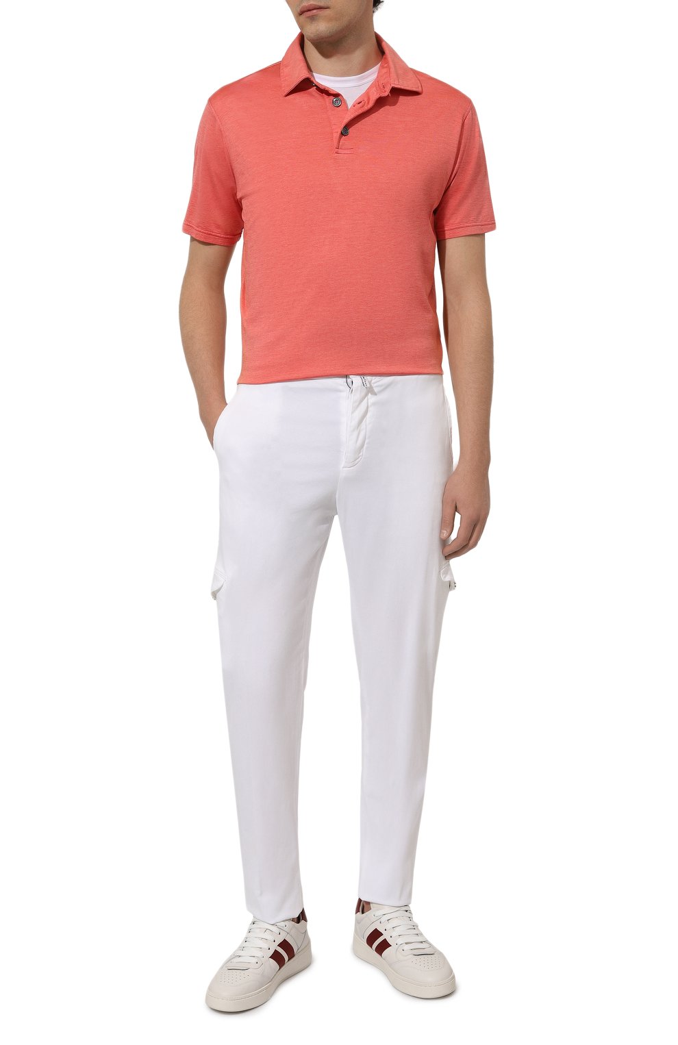 Поло из шелка и хлопка KITON, арт. UMK0356, фото 2