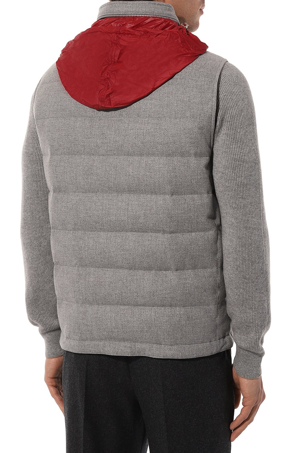 Пуховый жилет BRUNELLO CUCINELLI, арт. MM4851714, фото 6