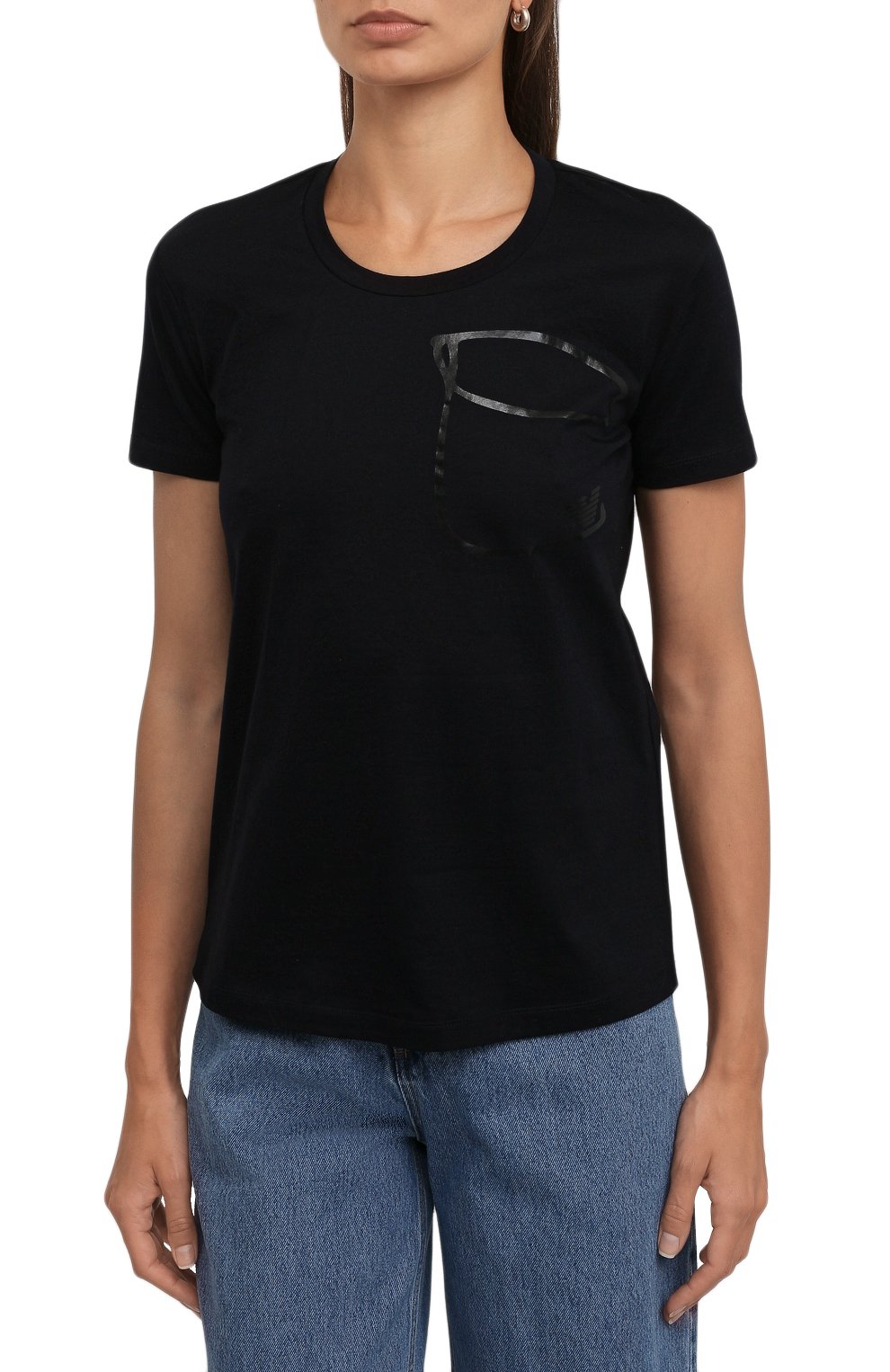 Хлопковая футболка EMPORIO ARMANI, арт. 3L2T7H/2J95Z, фото 3