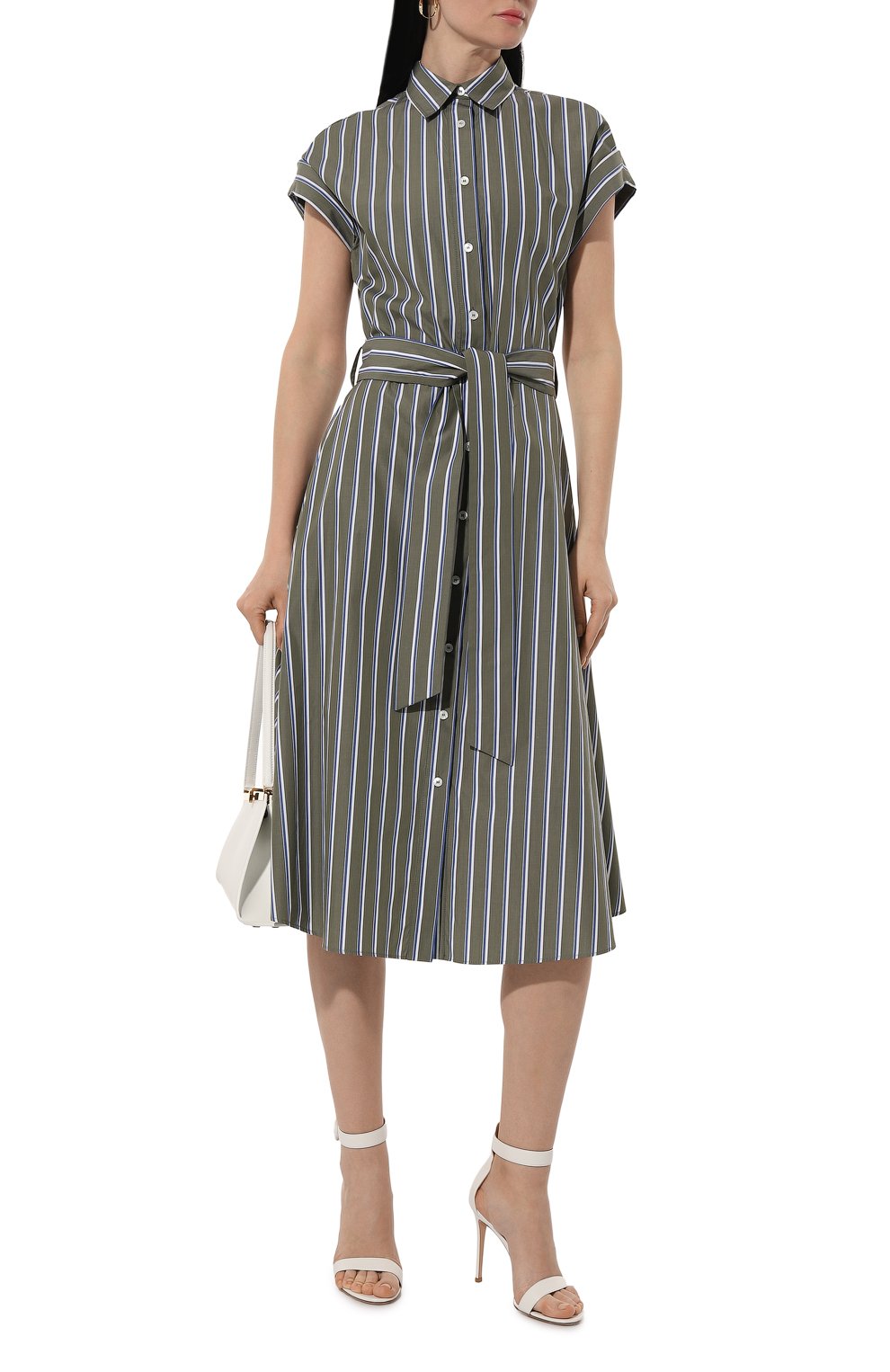 Хлопковое платье KITON, арт. D55375H088, фото 2