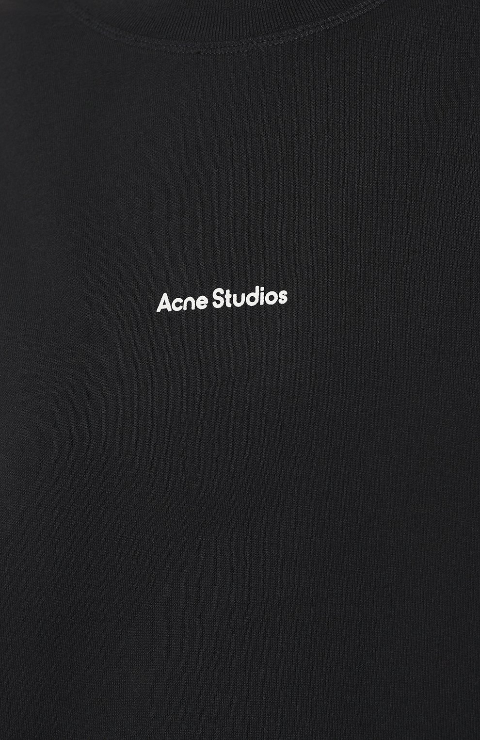 Хлопковая футболка ACNE STUDIOS темно-серого цвета по цене 22800 руб., арт. FN-WN-TSHI000196900, фото 5 Хлопковая футболка ACNE STUDIOS, арт. FN-WN-TSHI000196900, фото 5