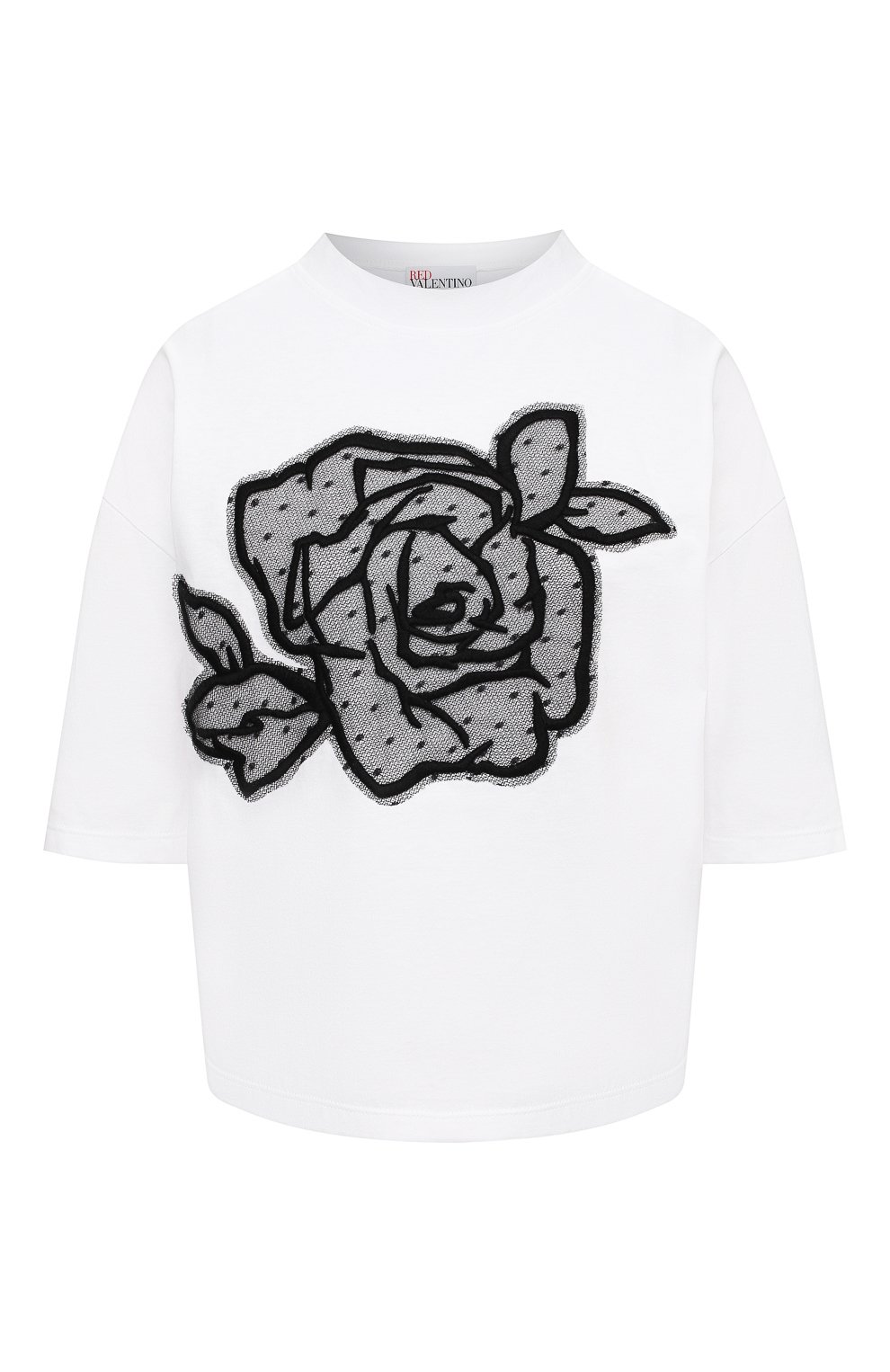 Хлопковая футболка REDVALENTINO, арт. UR0MG07U/5J7, фото 1
