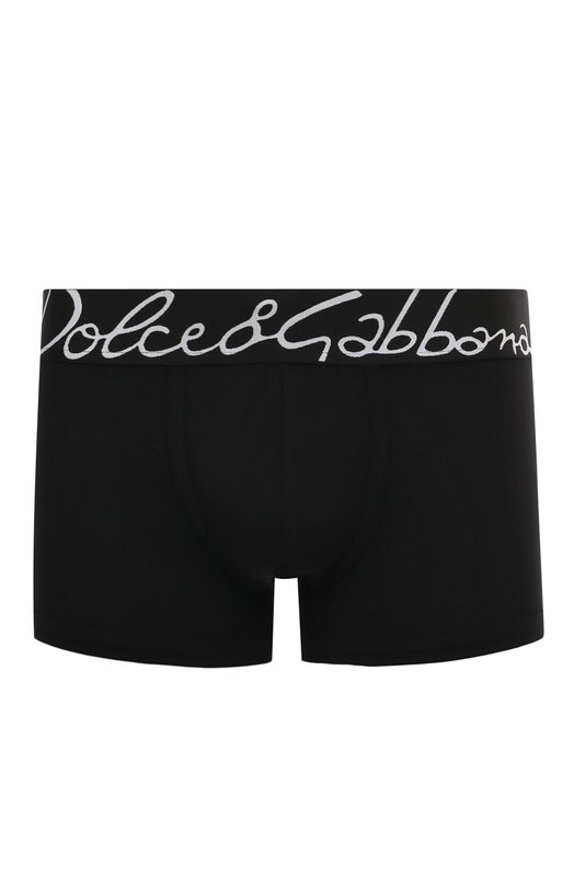 Хлопковые боксеры Dolce & Gabbana M4F34J/0NP20 Чёрный M4F34J/0NP20
