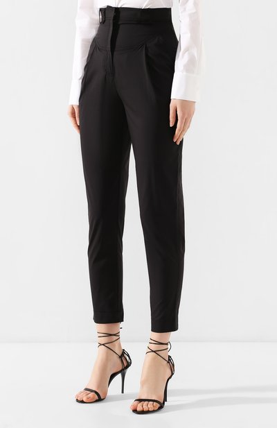 Хлопковые брюки PHILOSOPHY DI LORENZO SERAFINI черного цвета по цене 34050 руб., арт. A0327/726, фото 3 Хлопковые брюки PHILOSOPHY DI LORENZO SERAFINI, арт. A0327/726, фото 3