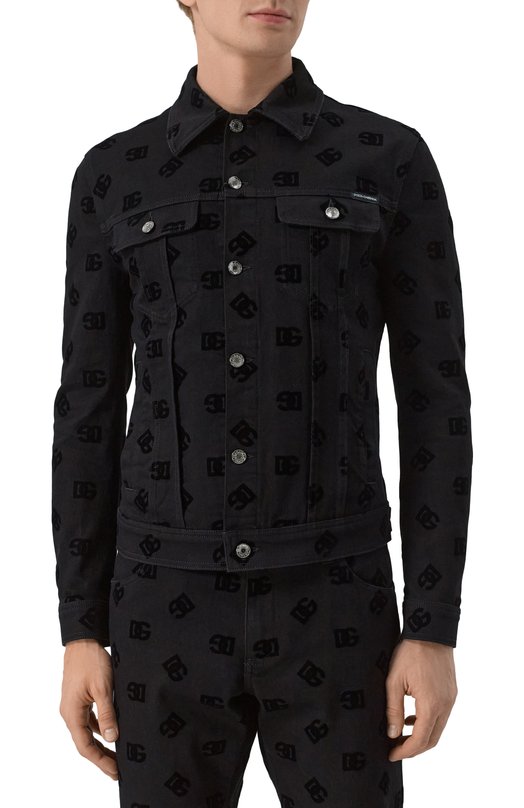 Джинсовая куртка Dolce & Gabbana G9VZ8D/G8MN6 Чёрный  G9VZ8D/G8MN6 Фото 3