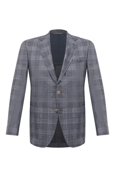 Пиджак из шерсти и шелка CANALI, арт. 21288/CF01079/02, фото 1