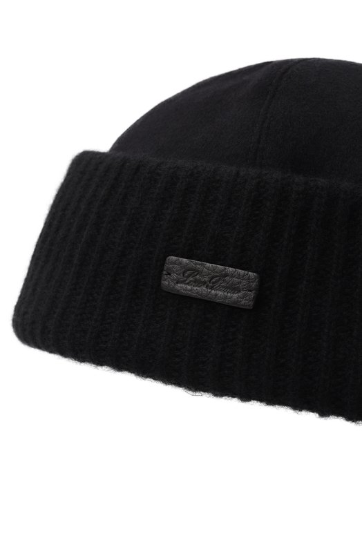 Кашемировая шапка Loro Piana FAM3617 Чёрный  FAM3617 Фото 3