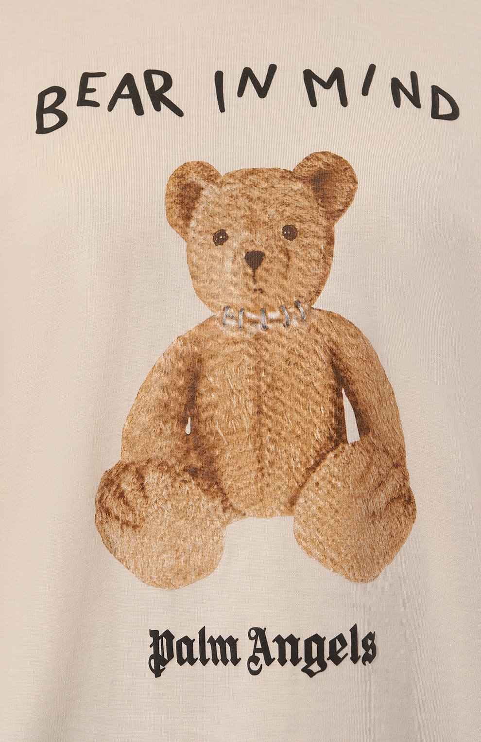 Хлопковая футболка PALM ANGELS, арт. PWAA017F24JER005, фото 5