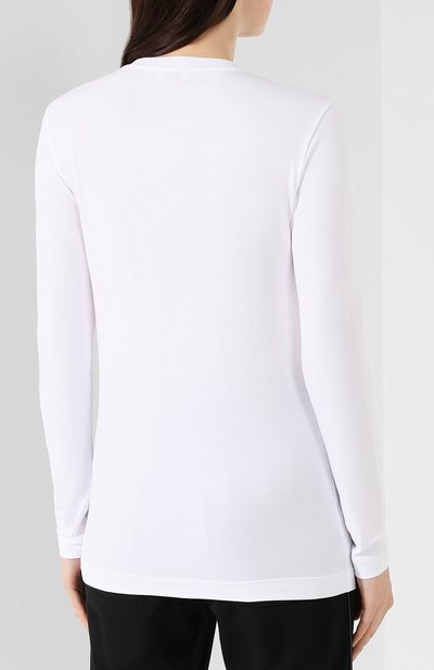 Хлопковый лонгслив BRUNELLO CUCINELLI, арт. M0T18BB210, фото 4