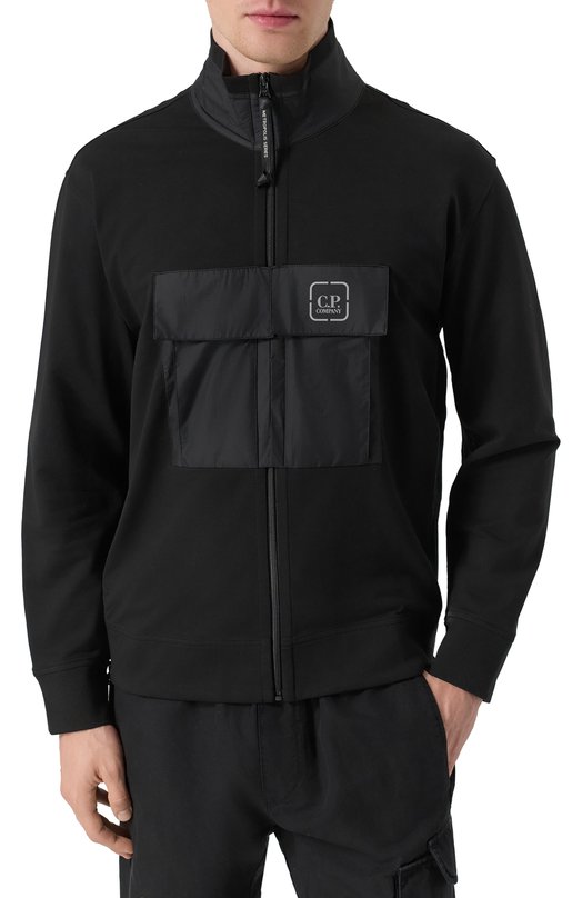 Хлопковая толстовка C.P. Company 18CLSS012A006452M Чёрный  18CLSS012A006452M Фото 3