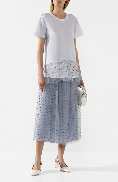 Хлопковая футболка REDVALENTINO, арт. TR3MG05N/4YB, фото 2
