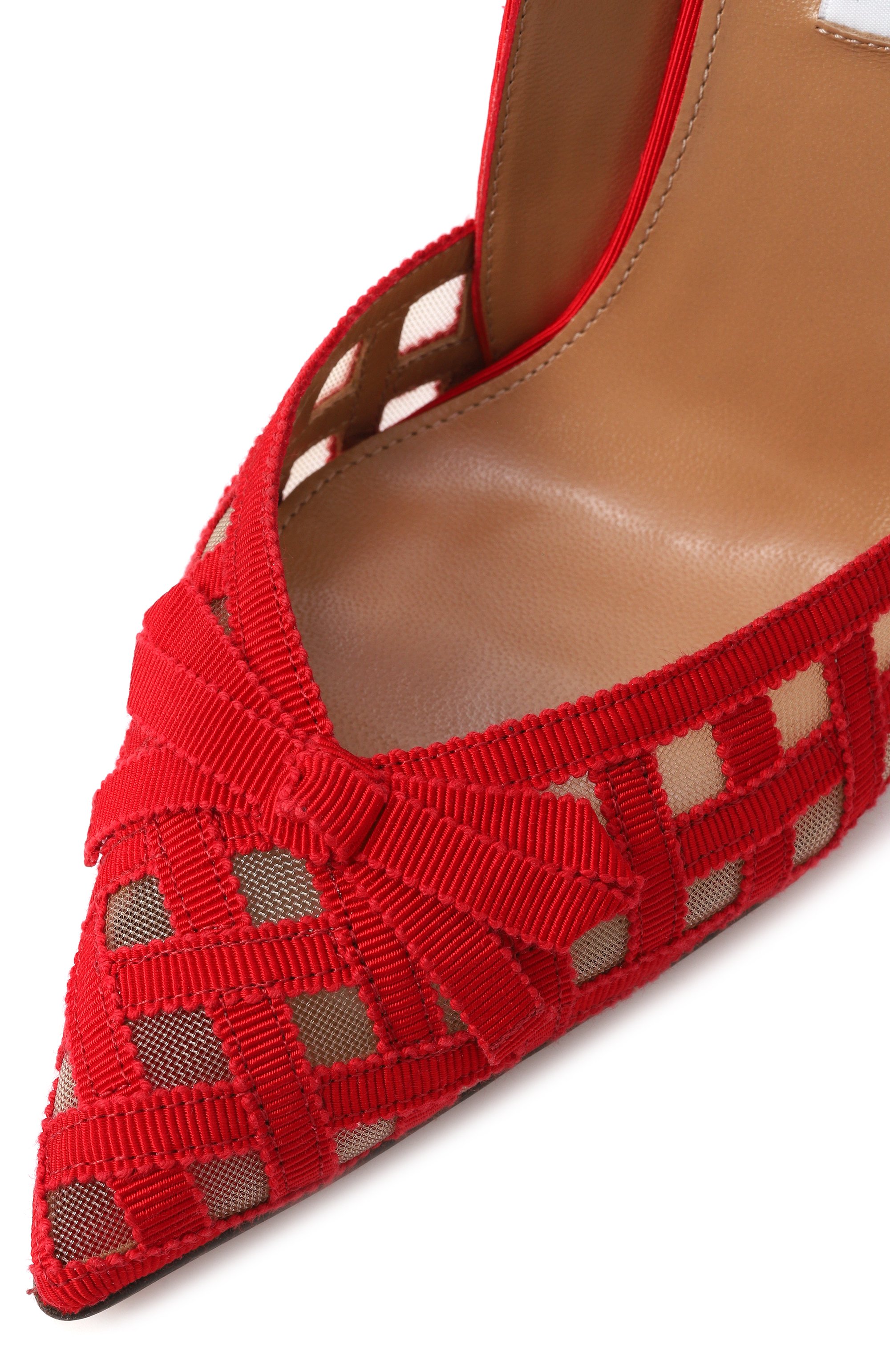 Текстильные туфли romance 105 AQUAZZURA, арт. RMNHIGP0-GFM-000, фото 7