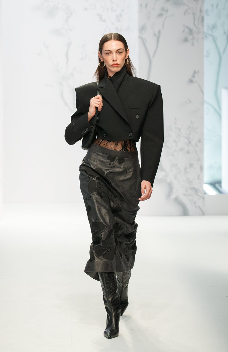 Юбка из экокожи ELIE SAAB, арт. SK049N, фото 1