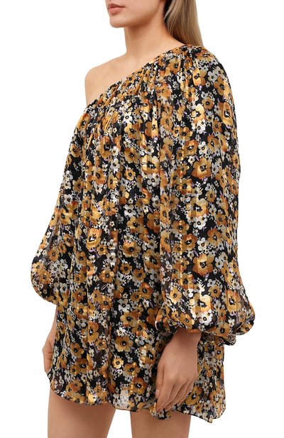 Шелковое платье SAINT LAURENT, арт. 644234/Y5C91, фото 3