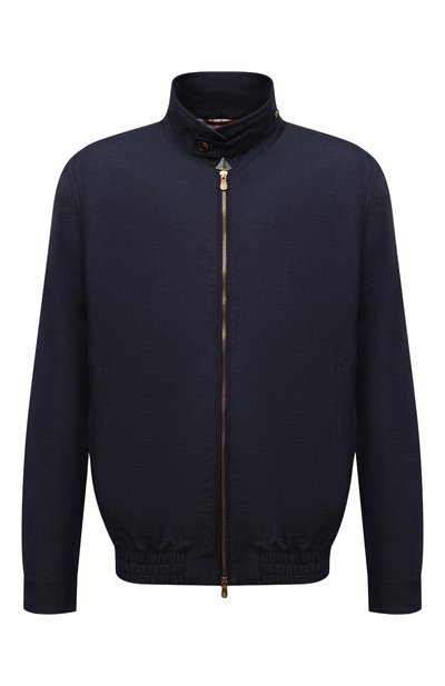 Мужской бомбер из шерсти и льна BRUNELLO CUCINELLI, арт. MB4046205