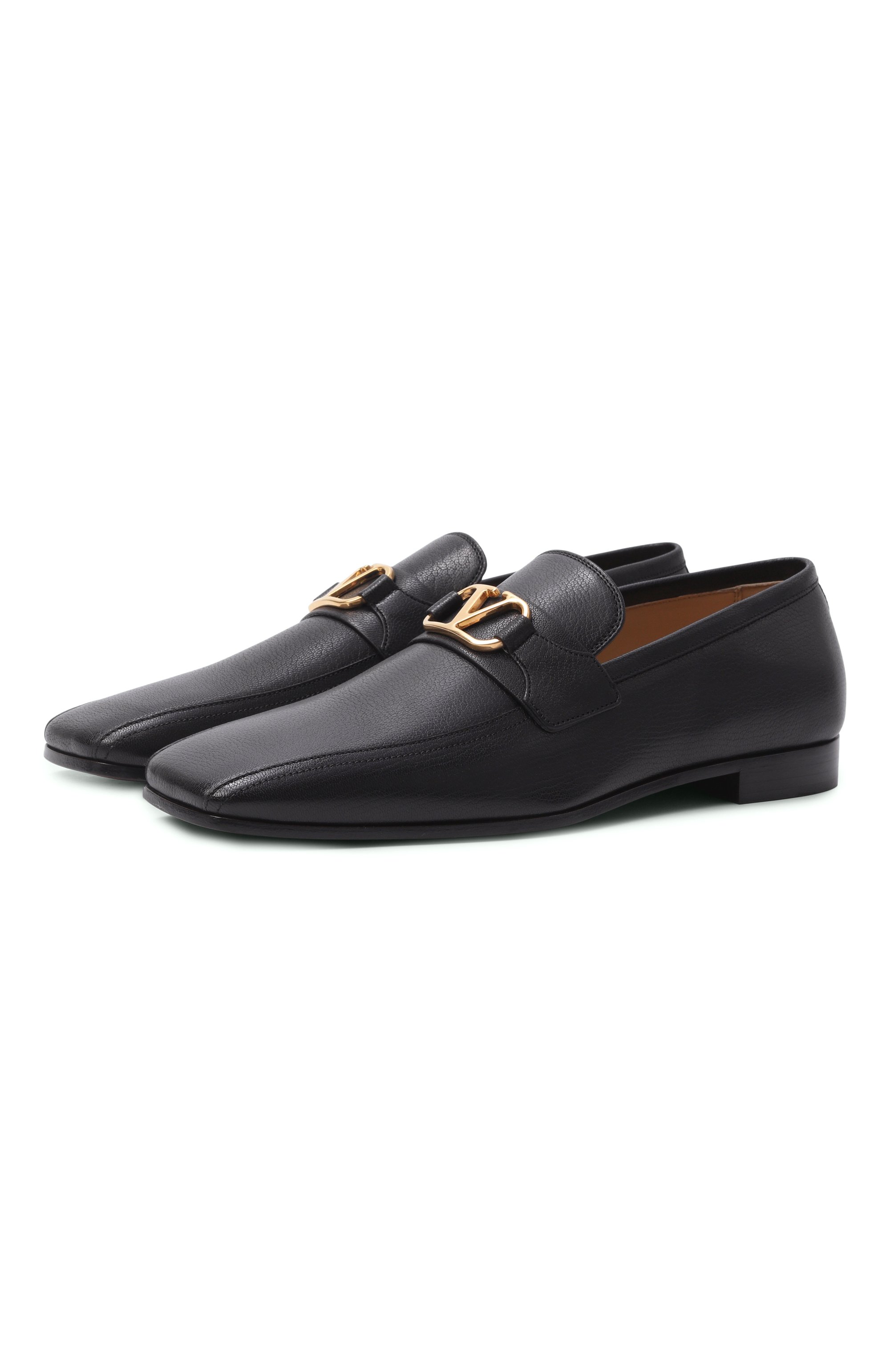 Кожаные лоферы vlogo signature VALENTINO, арт. 8Y0S0N03/ZWD, фото 1