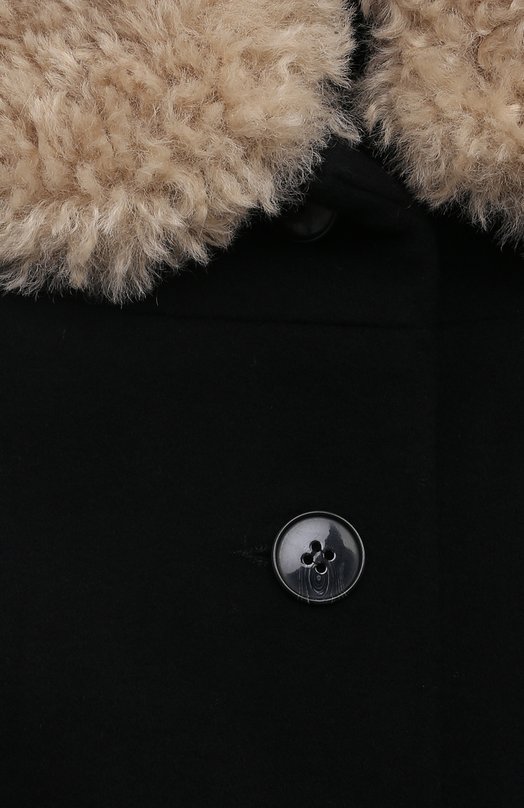 Шерстяное пальто Paade Mode Чёрный, фото 3