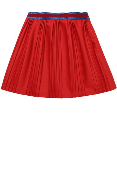 Плиссированная юбка с контрастным поясом GUCCI, арт. 477751/XBC07, фото 1