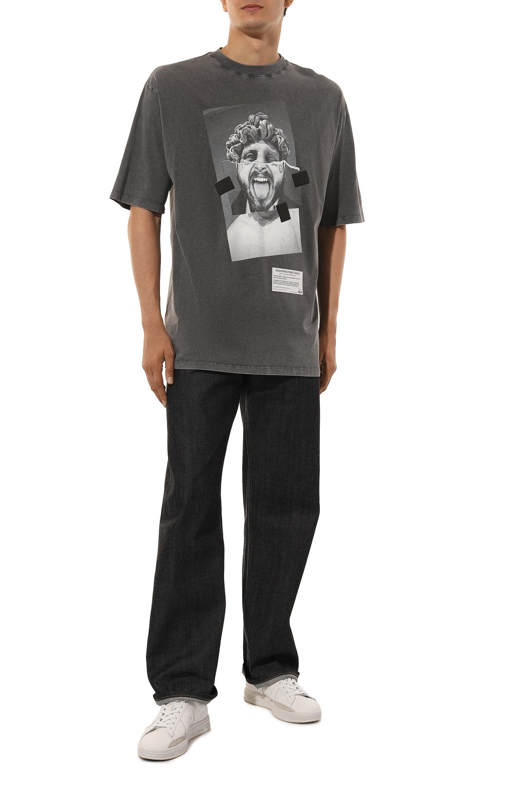 Хлопковая футболка DIEGO VENTURINO, арт. D3W4DVTS0ZHF, фото 2