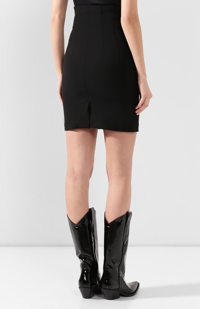 Юбка OFF-WHITE черного цвета по цене 35050 руб., арт. 0WCC077F19A680501000, фото 4 Юбка OFF-WHITE, арт. 0WCC077F19A680501000, фото 4