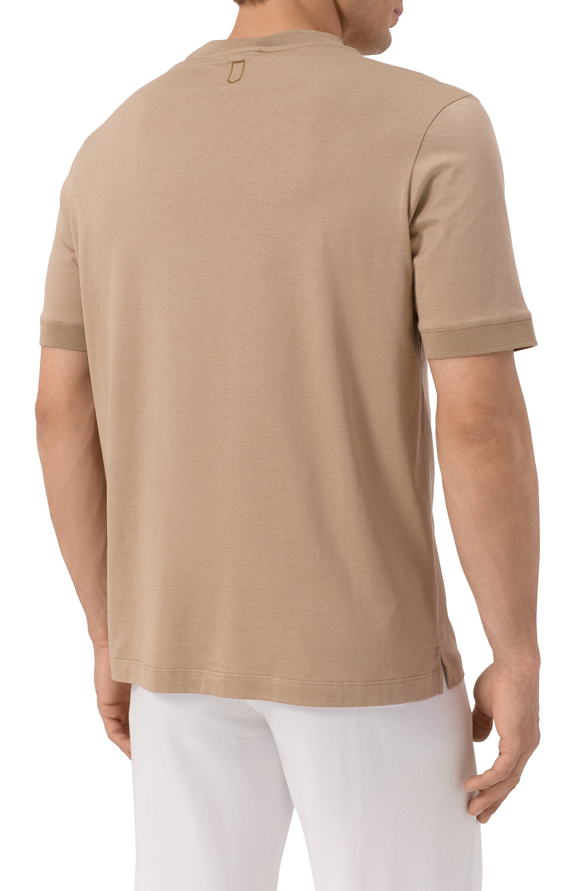 Футболка из хлопка и шелка CANALI, арт. T0918/MJ02259, фото 4