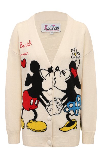 Женский кардиган из шерсти и вискозы MC2 SAINT BARTH, арт. SASI/04046G
