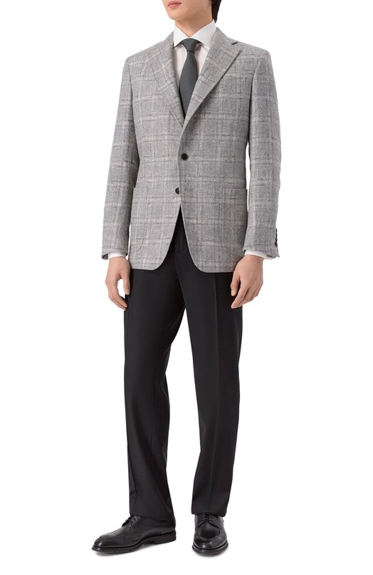 Шерстяные брюки Zilli CP0005M020042015U Чёрный  CP0005M020042015U Фото 2