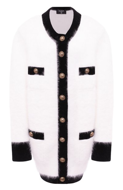 Женский кардиган из шерсти и вискозы BALMAIN, арт. UF13493/K141