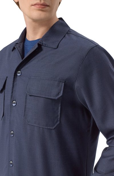 Шерстяная рубашка CAPOBIANCO, арт. 20M514.UN00., фото 5